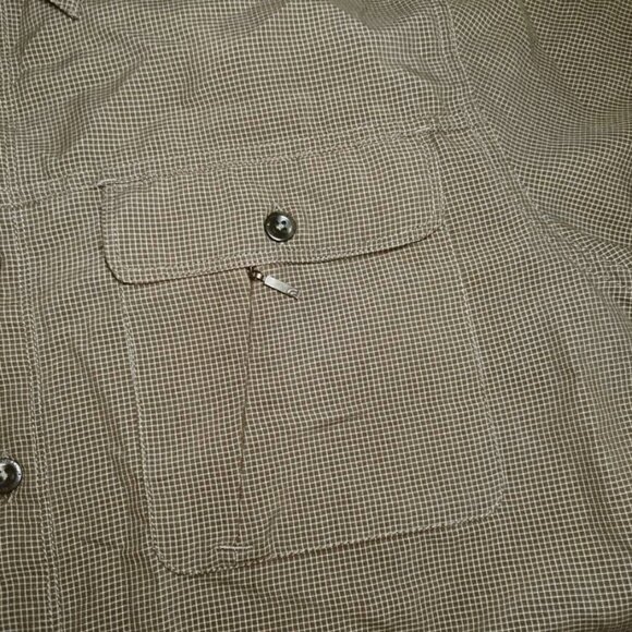 The North Face Short Sleeve Button-Up Shirt Men's - Size M - Green - Picture 3 of 8